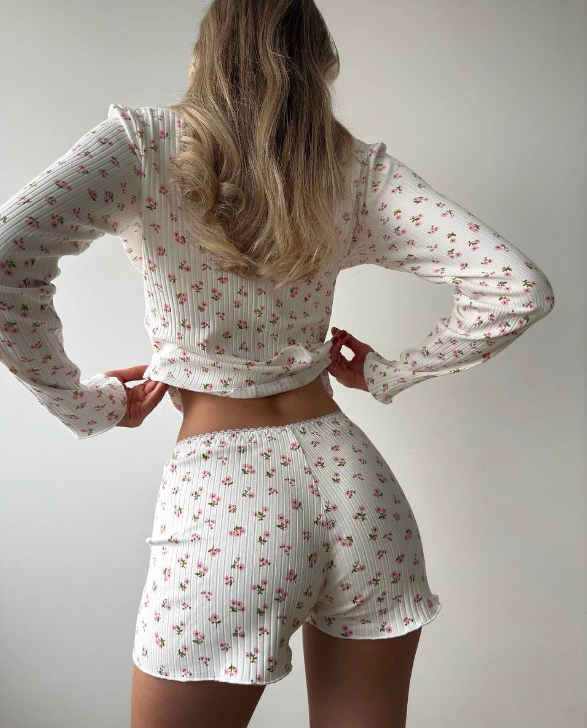 Pijama Silk Milk (2pz)