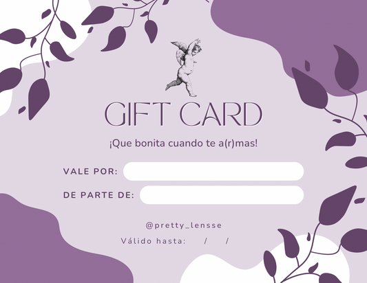 Tarjeta de Regalo Pretty