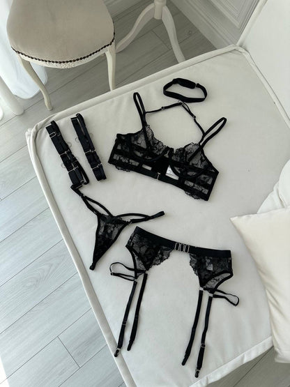 Set Angora (Negro)