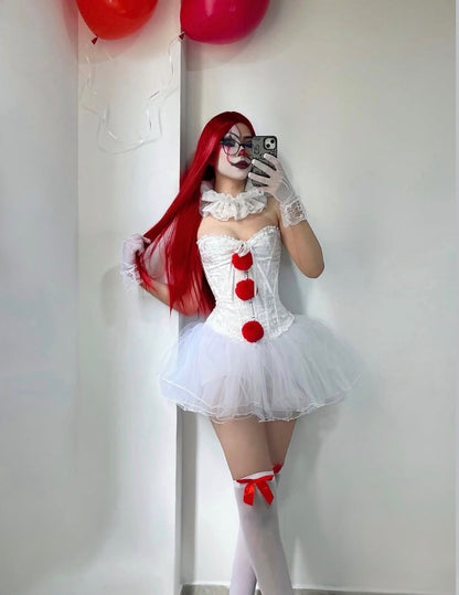 Bustier Corset Valkirica (blanco)
