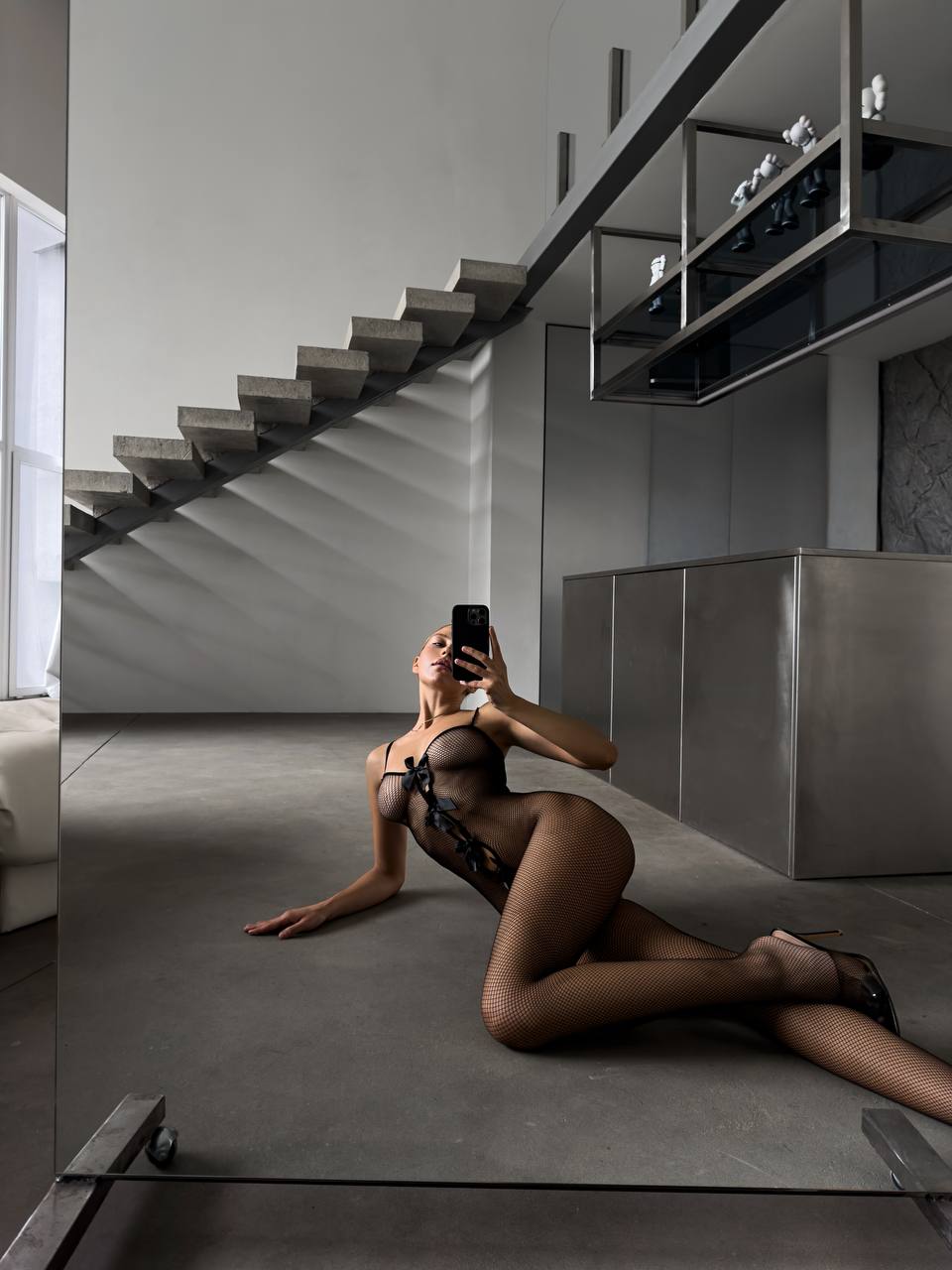 Bodystocking Moño y Red