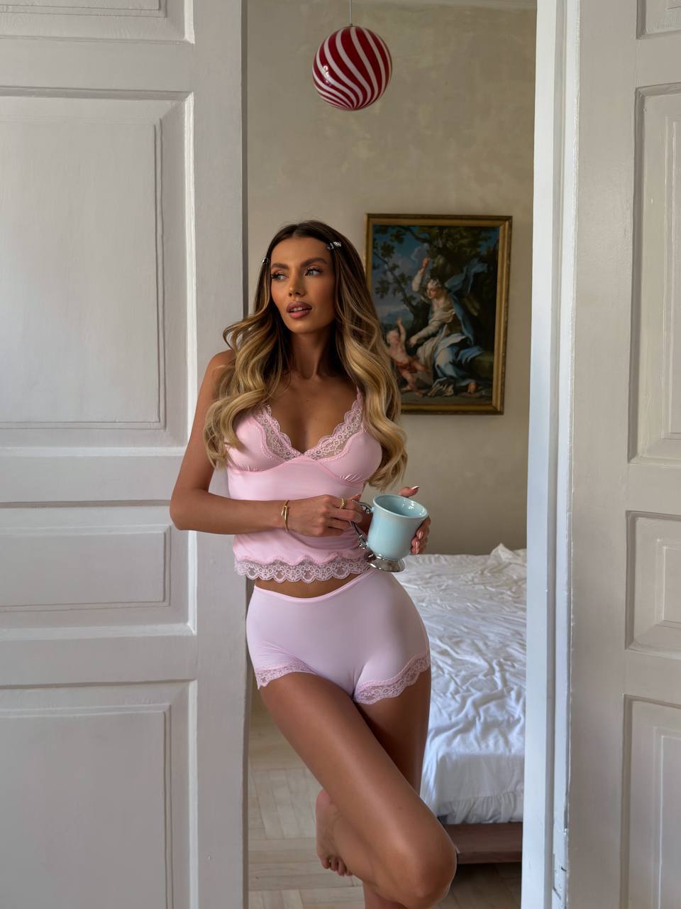 Pijama Malteada (rosa)