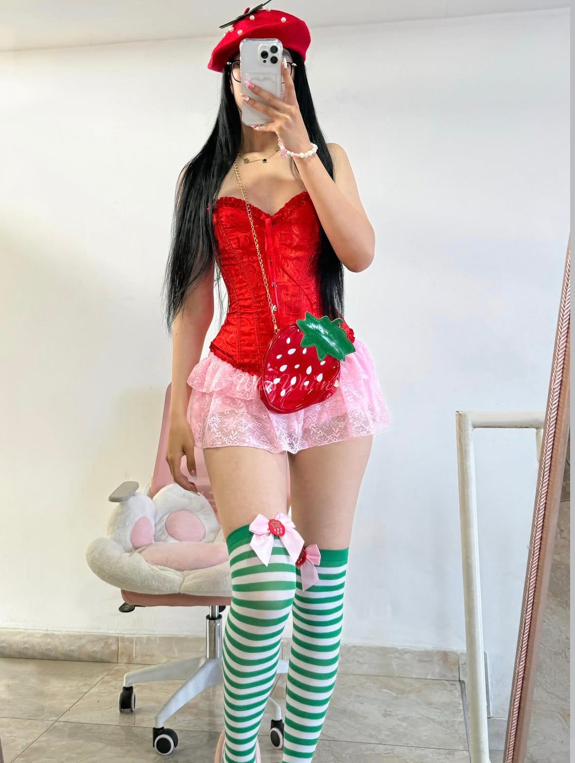 Bustier Corset Valkirica (rojo)